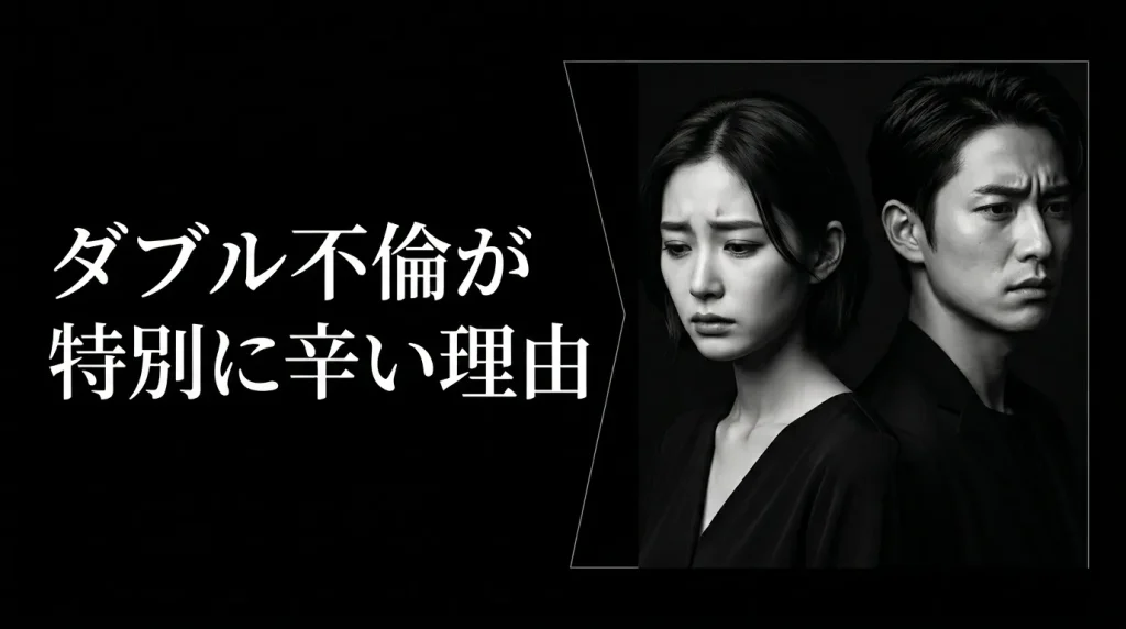 ダブル不倫が特別に辛い理由と抱える問題
