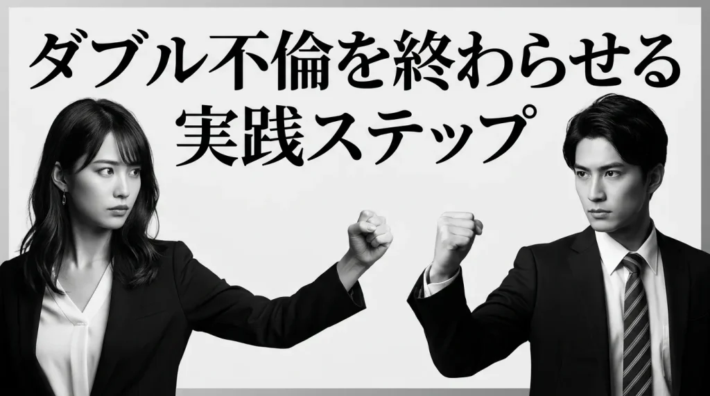 ダブル不倫を終わらせるための実践ステップ