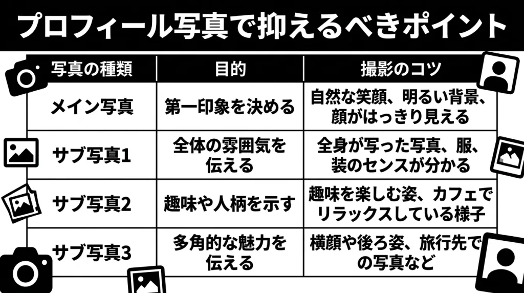 プロフィール写真で抑えるべき7つのポイント