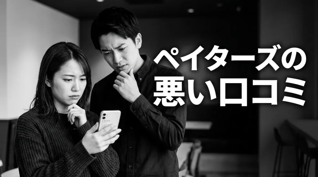 ペイターズの悪い口コミと評判│利用前に知っておくべきデメリット