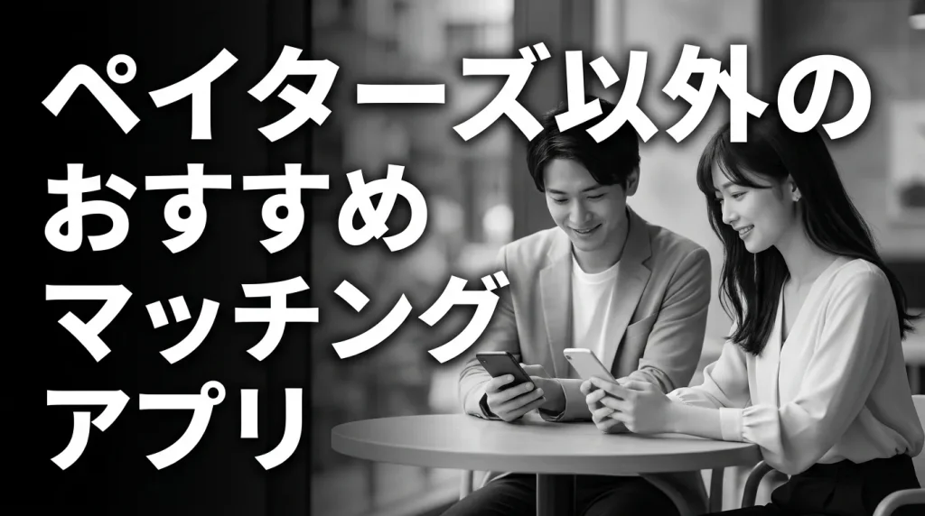 ペイターズ以外のおすすめマッチングアプリ3選