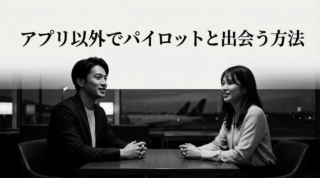 マッチングアプリ以外でパイロットと出会う方法