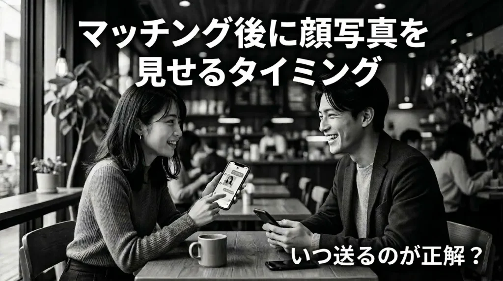 マッチング後に顔写真を見せるベストタイミングと伝え方