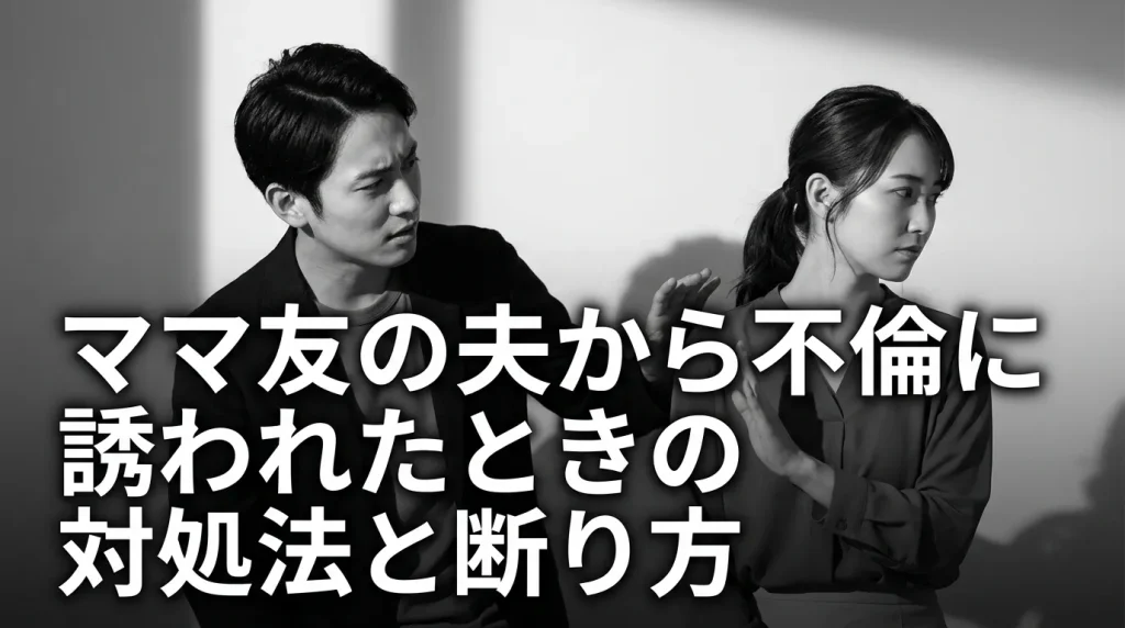 ママ友の夫から不倫に誘われたときの対処法と断り方