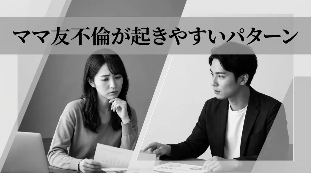 ママ友不倫が起きやすい3つのパターン