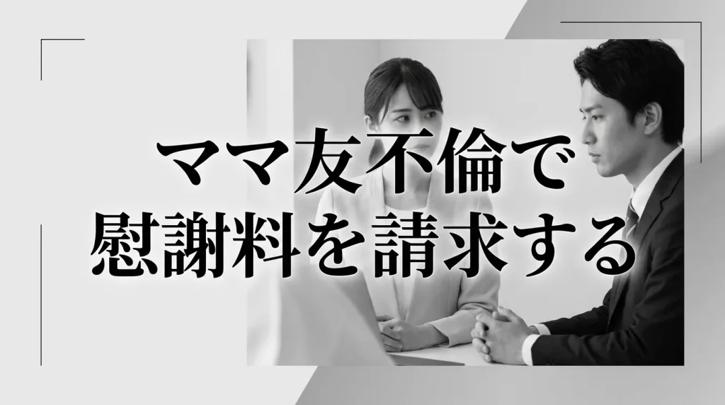 ママ友不倫で慰謝料を請求する流れと相場