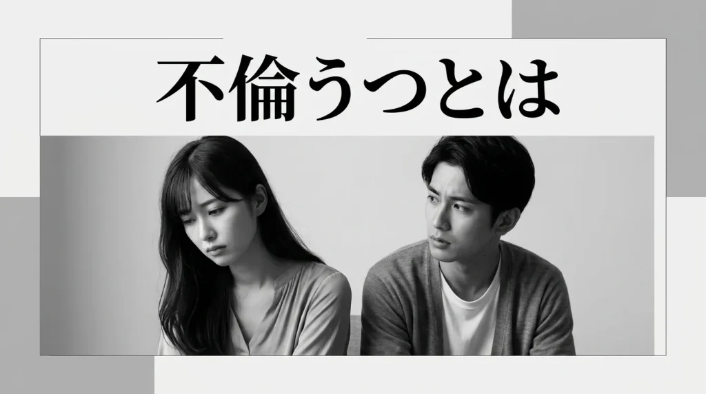 不倫うつとは 正式診断名との違いと定義