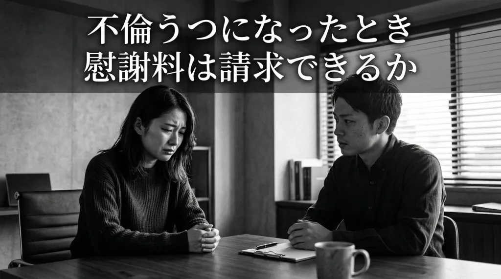 不倫うつになったとき慰謝料は請求できるか 法的知識の整理