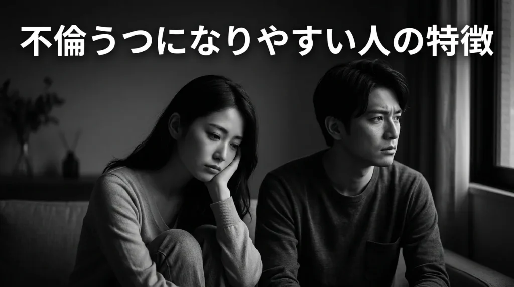不倫うつになりやすい人の特徴