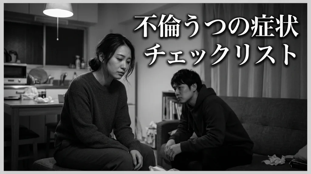 不倫うつの症状チェックリスト した側・された側の両方の視点から