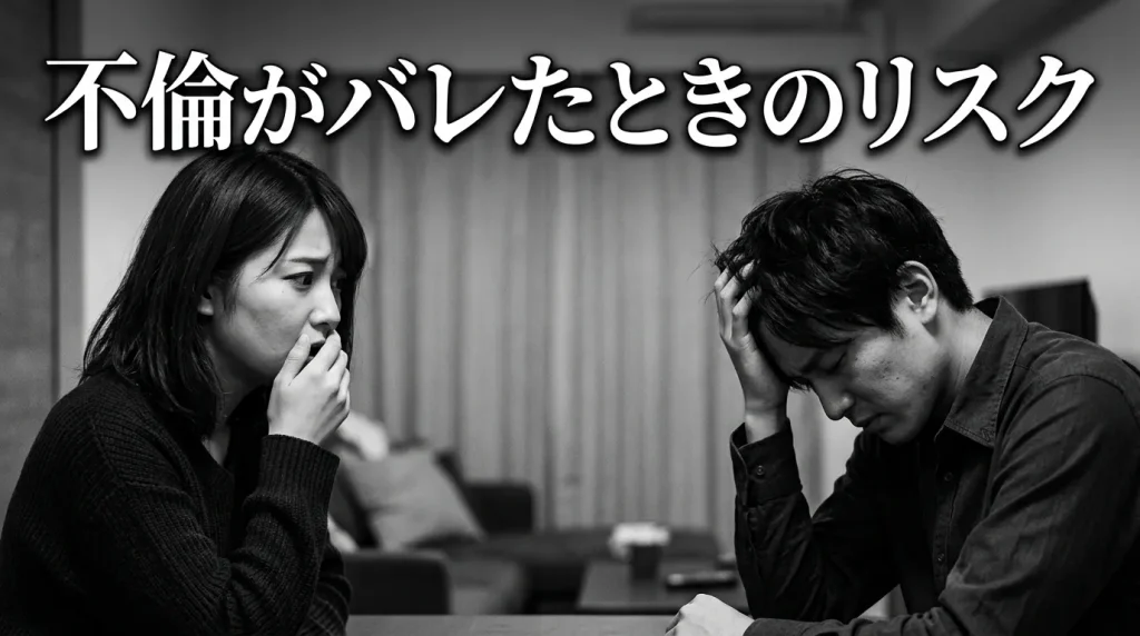 不倫がバレたときに発生するリスク