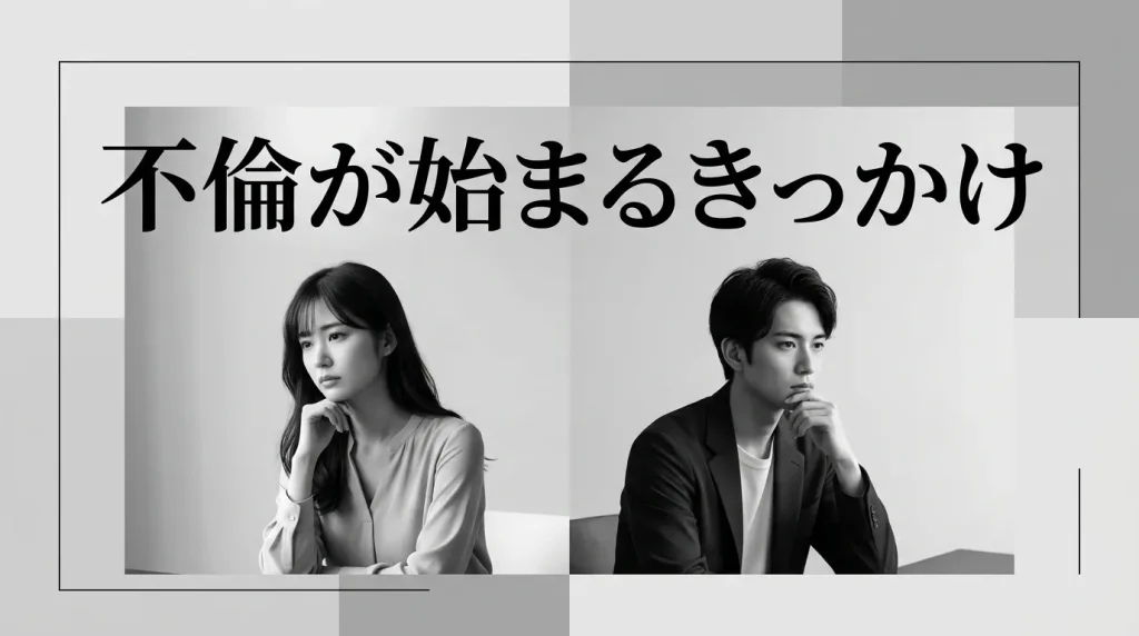 不倫が始まるきっかけと心理的なターニングポイント
