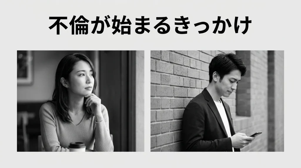 不倫が始まるきっかけと状況