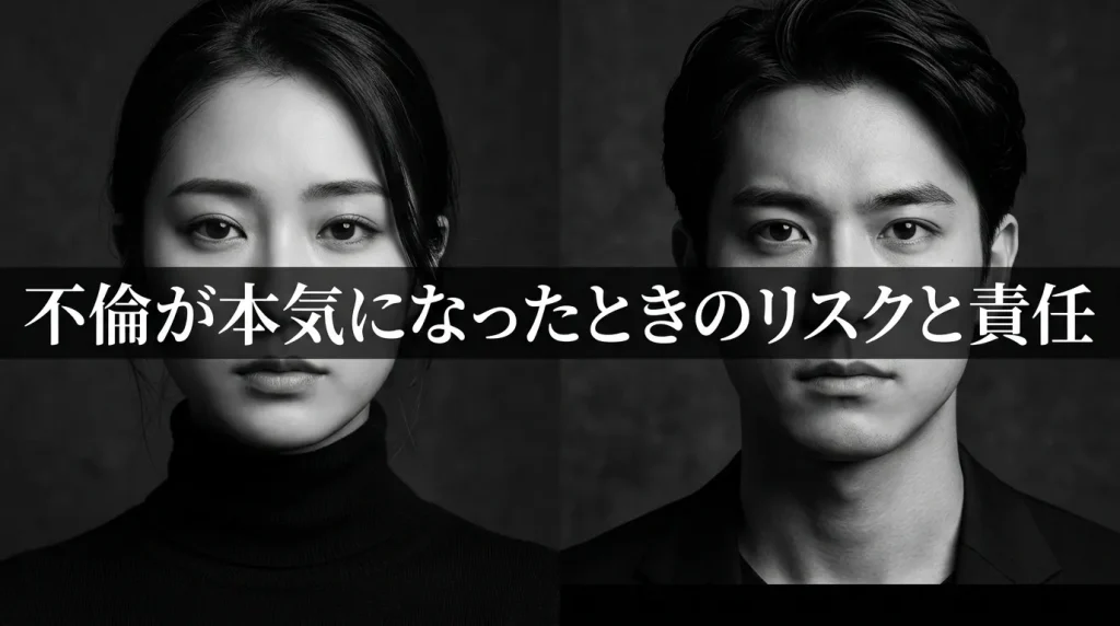 不倫が本気になったときに生じるリスクと法的責任