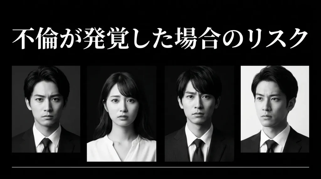 不倫が発覚した場合のリスクと対処法