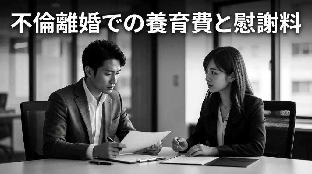 不倫が絡む離婚での養育費と慰謝料の考え方