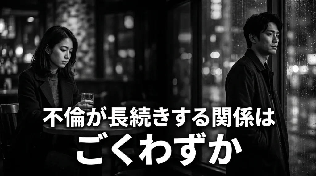 不倫が長続きする関係は実はごくわずか、まず現実を知ることから始める