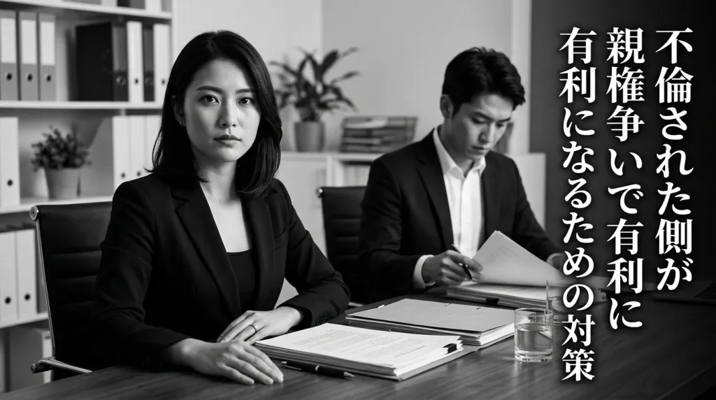 不倫された側が親権争いで有利になるための対策