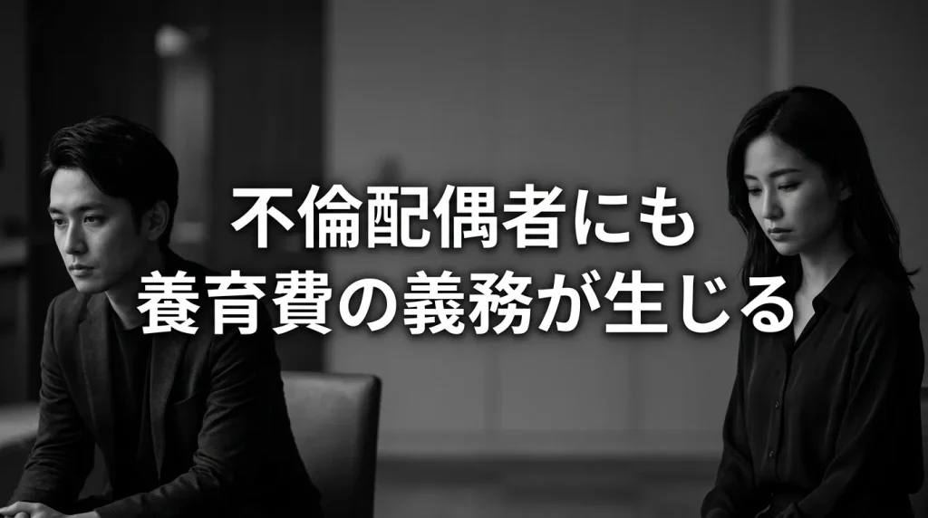 不倫した配偶者にも養育費の支払い義務が生じる理由
