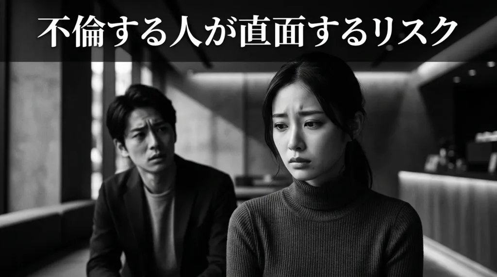 不倫する人が直面する8つのリスク
