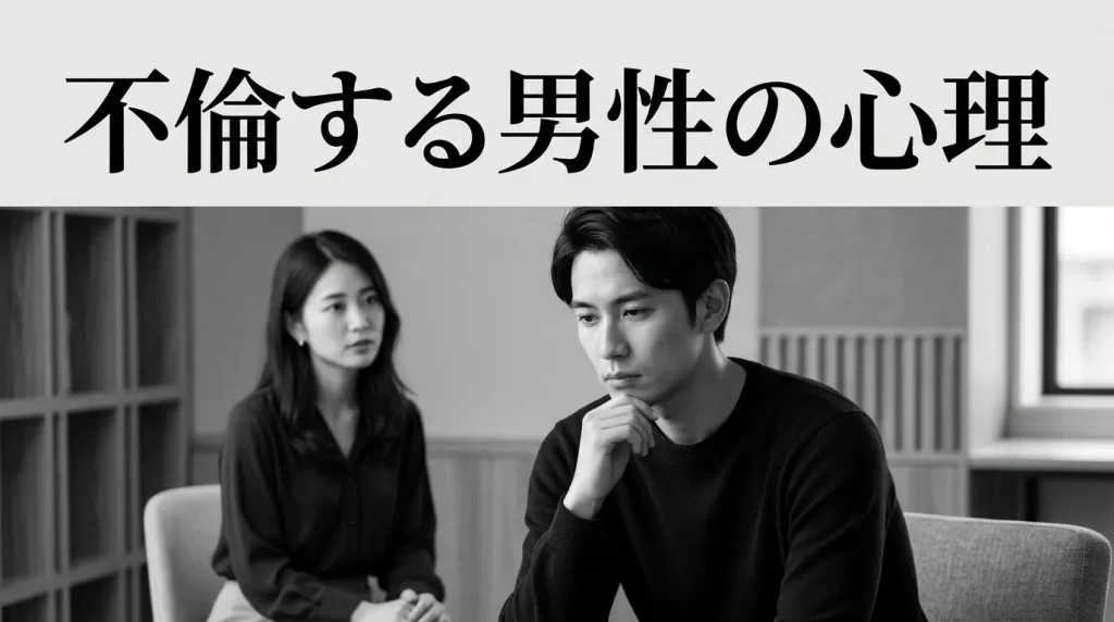 不倫する男性の心理　妻では満たされない隠れた本音