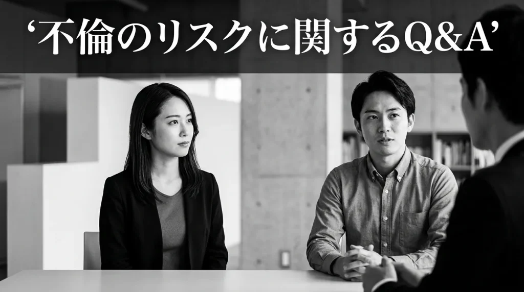 不倫のリスクに関してよくある質問