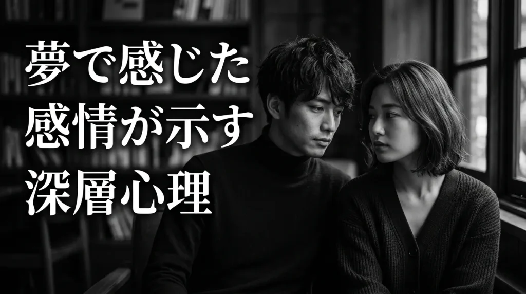 不倫の夢で感じた感情が示す深層心理【感情別】