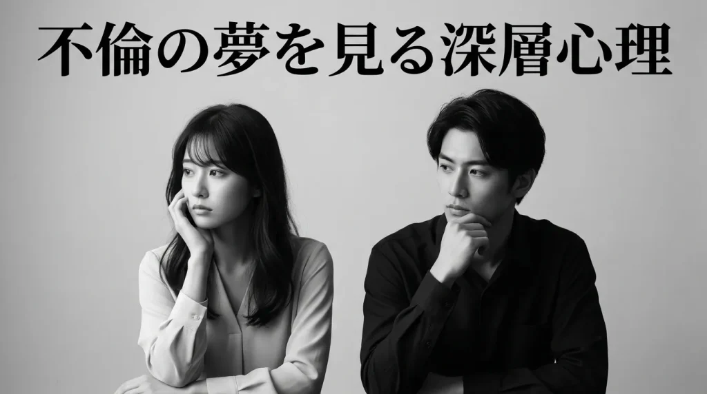 不倫の夢を見る基本的な意味と深層心理