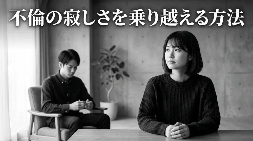 不倫の寂しさを乗り越えるための具体的な方法