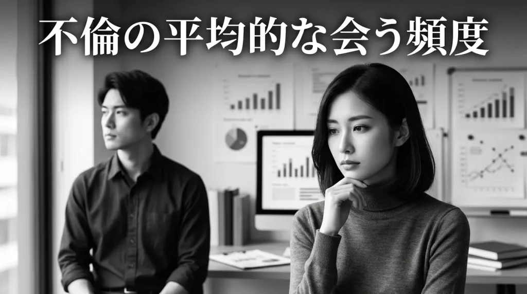 不倫の平均的な会う頻度をパターンごとにまとめると