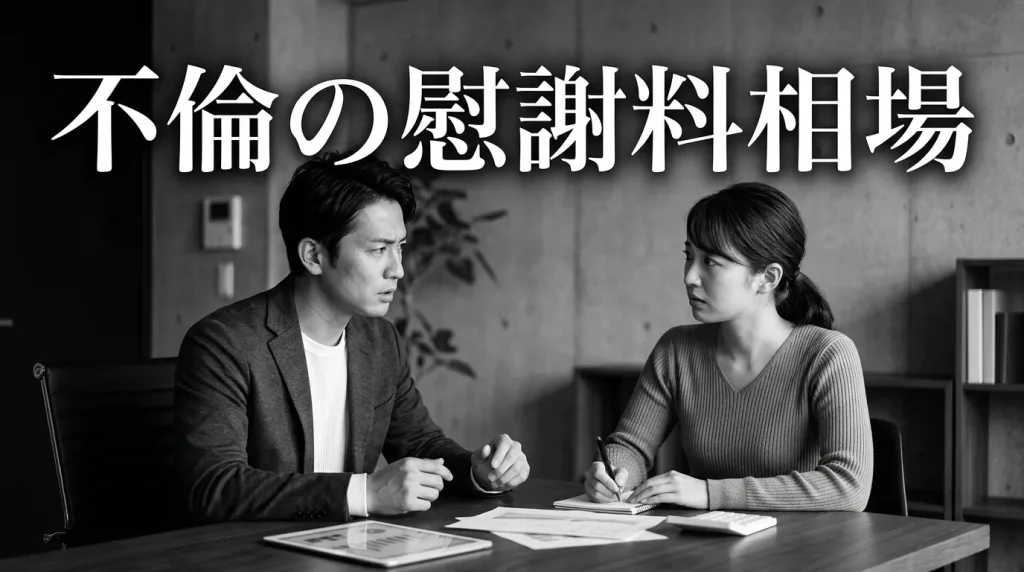不倫の慰謝料相場と算定基準