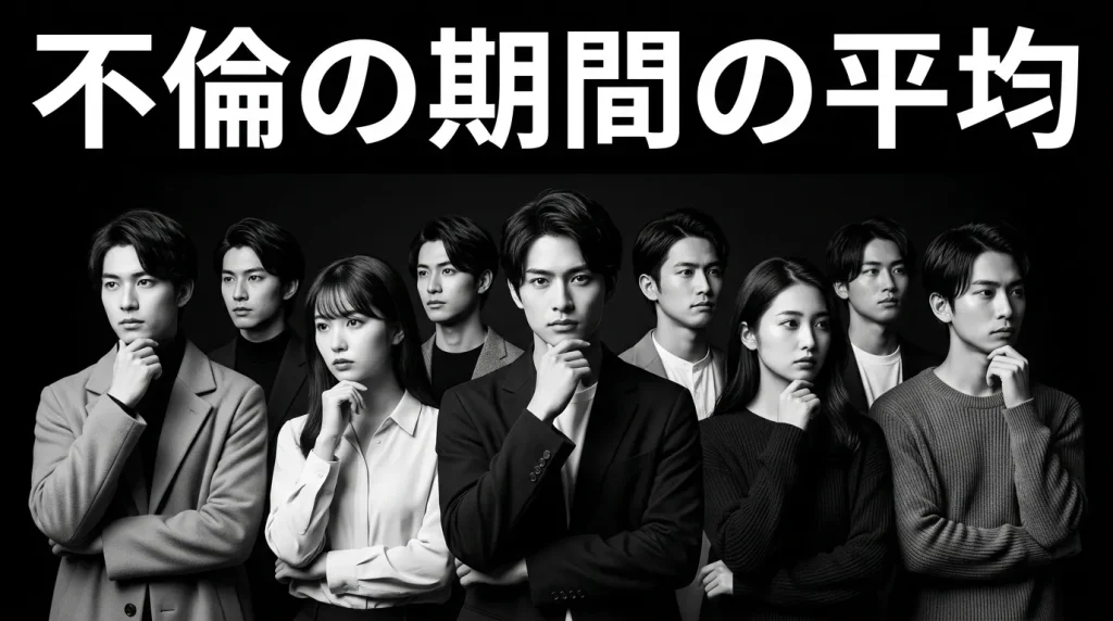 不倫の期間の平均はどのくらい？アンケートデータで見る実態