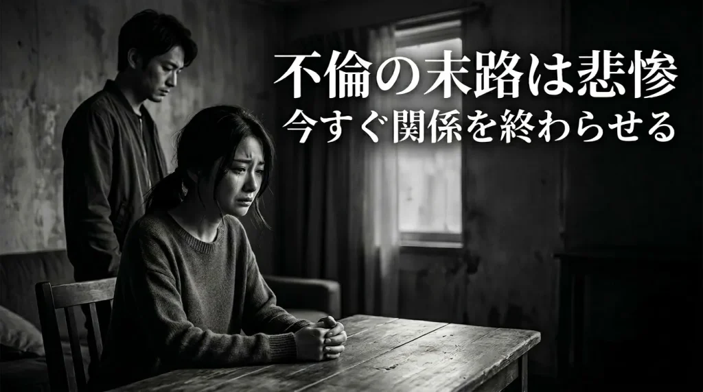 不倫の末路を回避するには今すぐ関係を終わらせること