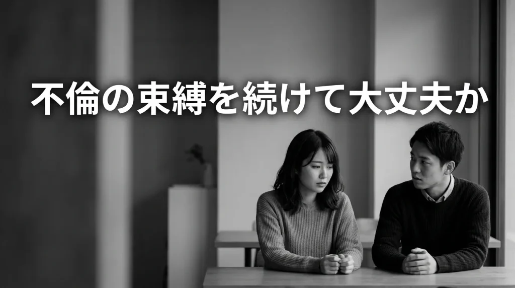 不倫の束縛を続けて大丈夫か 関係を見直すための判断基準