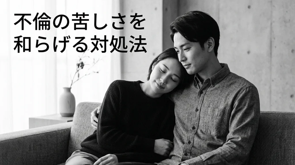 不倫の苦しさを和らげる5つの具体的な対処法
