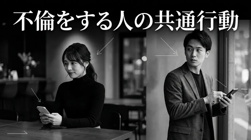 不倫をする人に共通する行動パターン