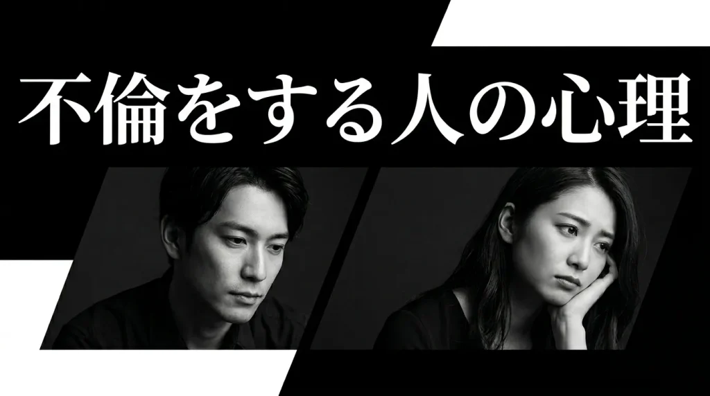 不倫をする人の心理とは何か