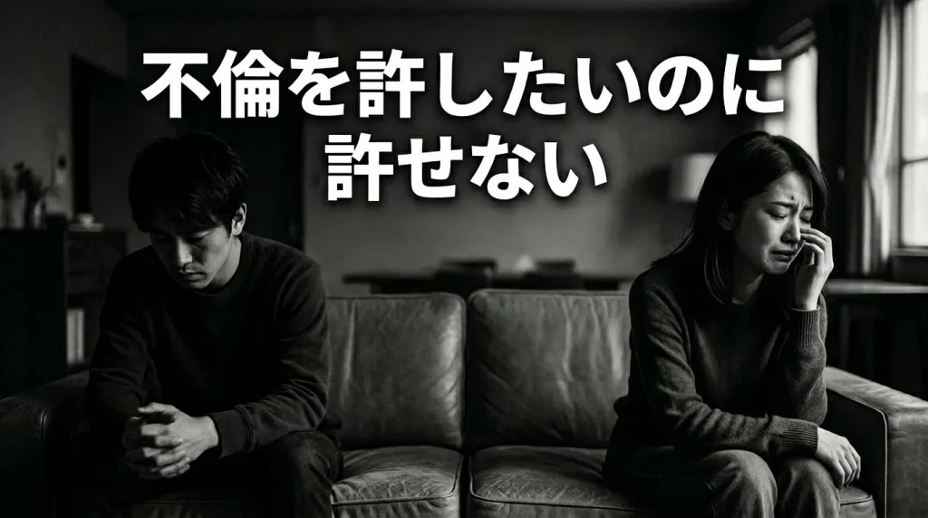 不倫を許したいのに許せない、その気持ちは当然のことです