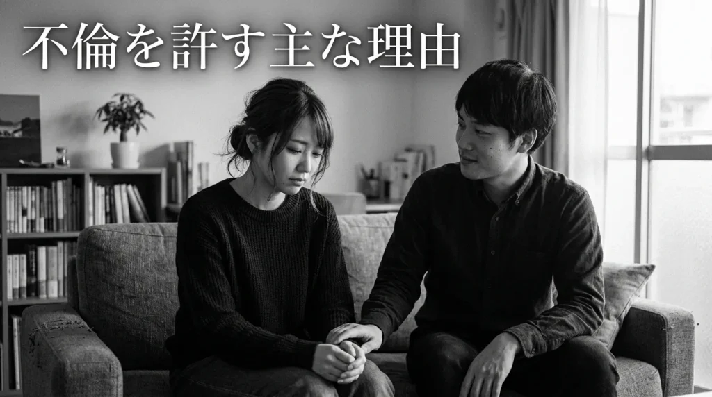 不倫を許す主な理由