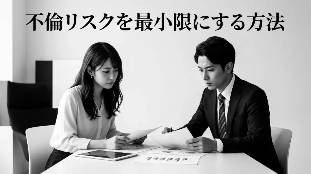 不倫リスクを最小限にするために今すぐすべきこと