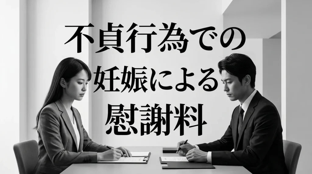 不倫・浮気による妊娠で発生する慰謝料の全体像
