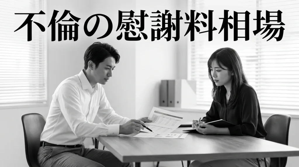 不倫・浮気の代償として請求される慰謝料の相場