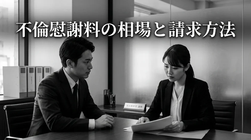 不倫慰謝料の相場と請求方法