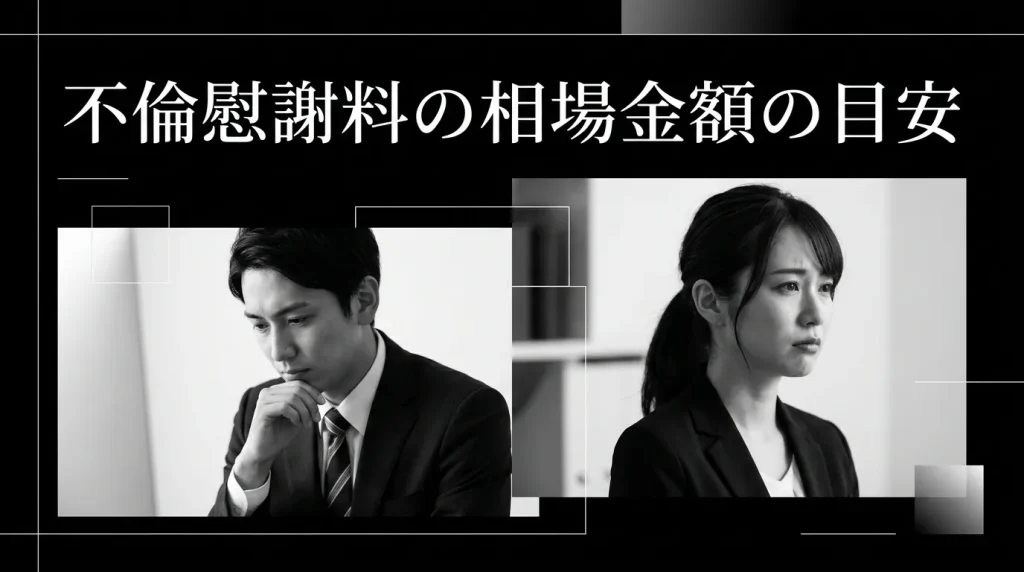 不倫慰謝料の相場金額と判例から見る目安