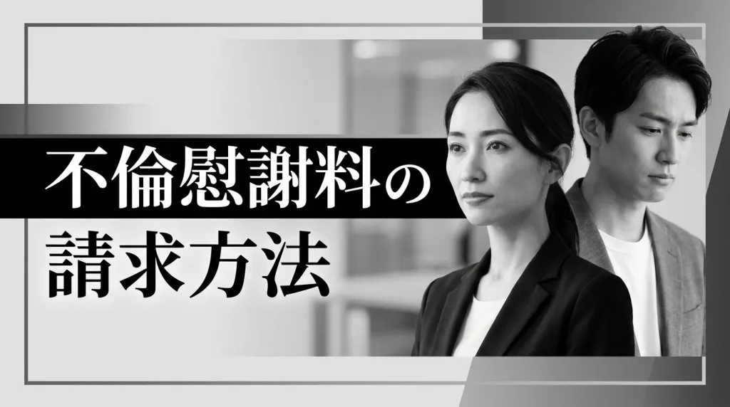 不倫慰謝料の請求手続きと流れ