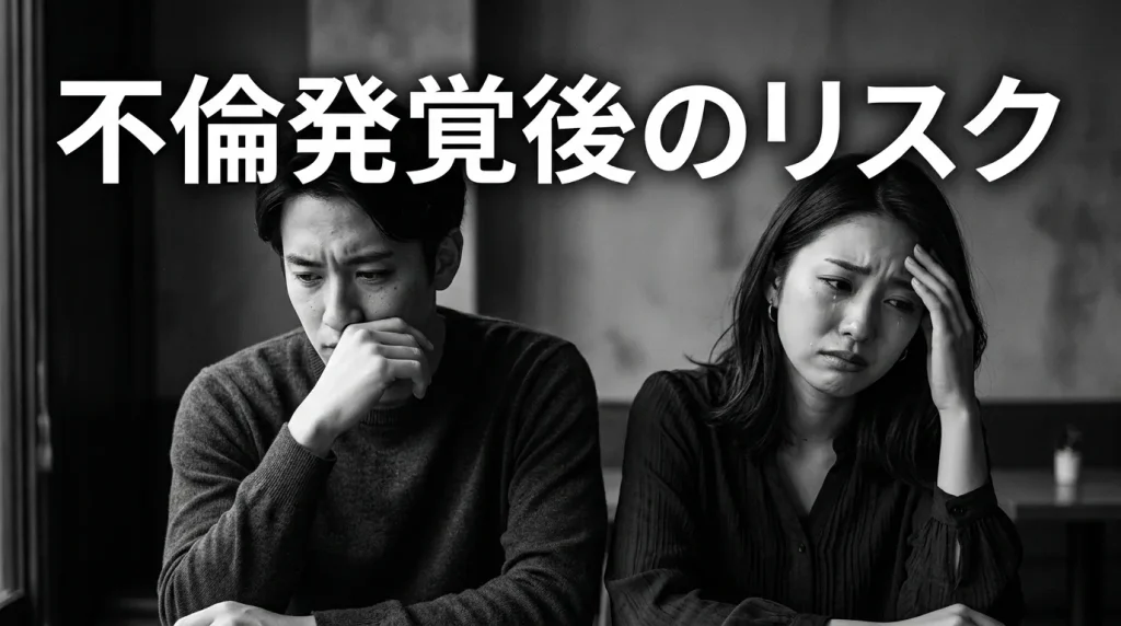 不倫発覚後のリスクとその後の現実