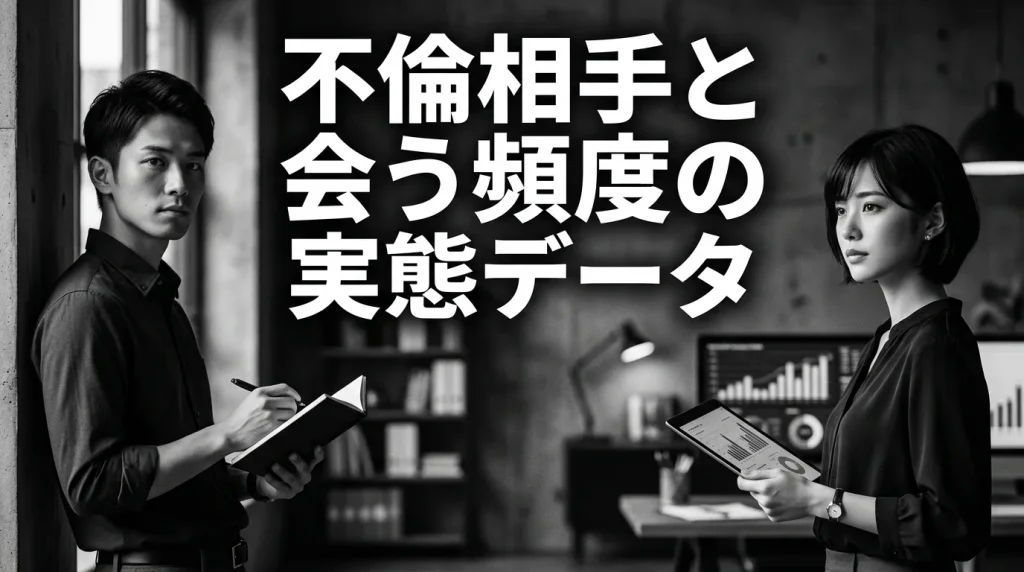 不倫相手と会う頻度の実態データ