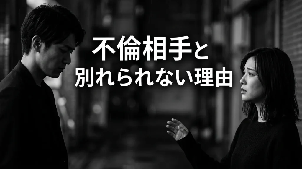 不倫相手と別れられない本当の理由