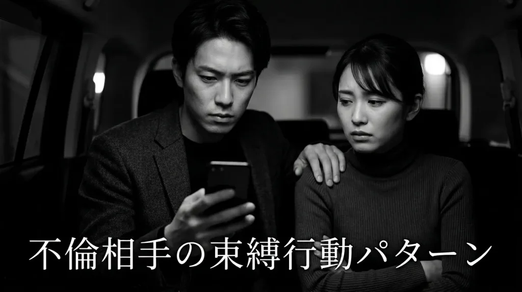 不倫相手の束縛に気づいていますか 見落としやすい行動パターン