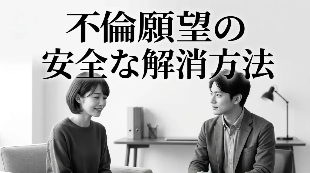 不倫願望を安全に解消する方法